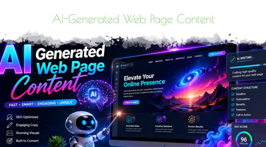 AI Generated Web Page Content - AI content generators can produce surprisingly good web copy in seconds - and that’s exactly why you need to read every word